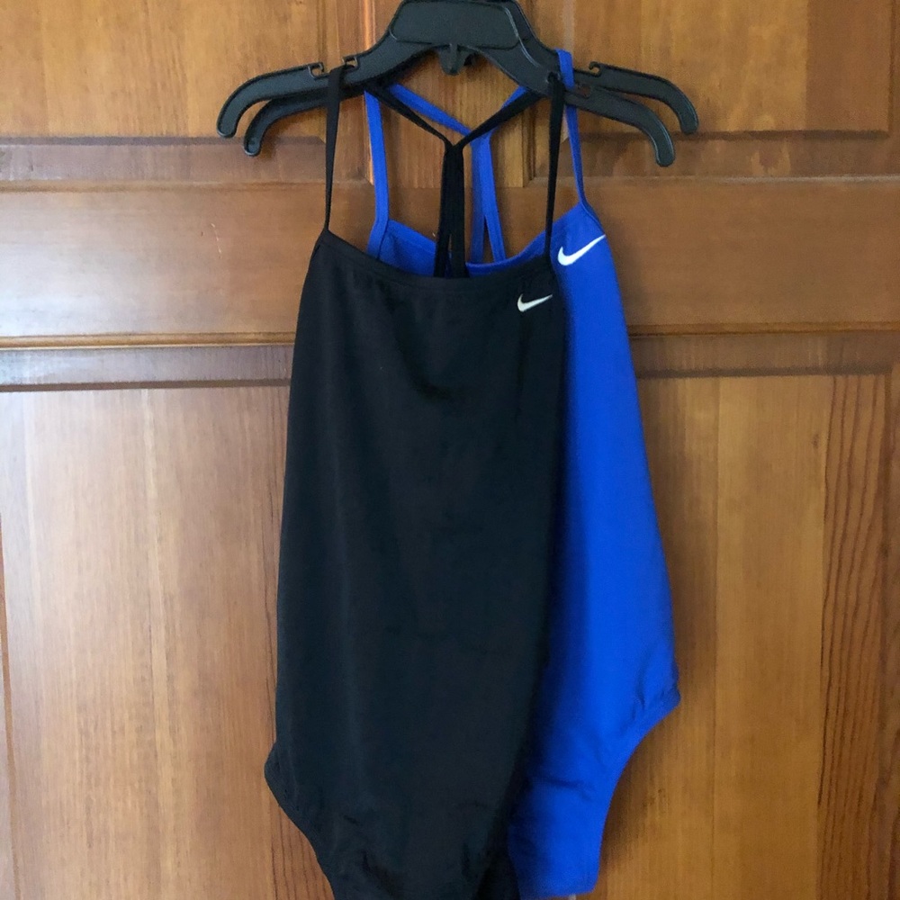 Girls Nike One Piece Swimsuit Black New w Tag